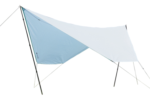 【美品】SkyFilm200SIL MONORAL OUTDOOR 軽量タープのおすすめは、空のような美しいタープ「SkyFilm200